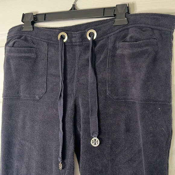 Authentic Tory Burch Dark Blue Track Pants - Picture 9 of 10